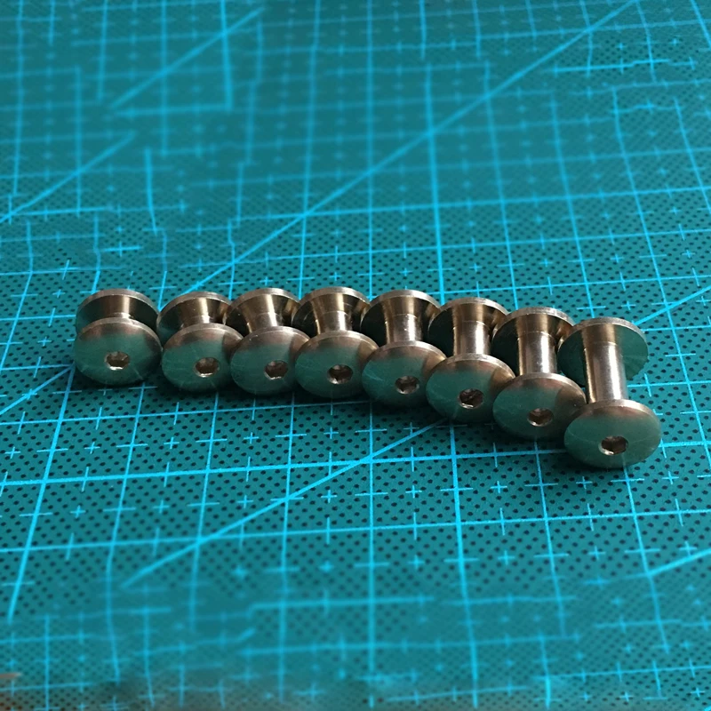 designer 100set/lot leather craft hexagon screws for bag belt conneted rivet set solid brass material
designer 100set/lot leather craft hexagon screws for bag belt conneted rivet set solid brass material