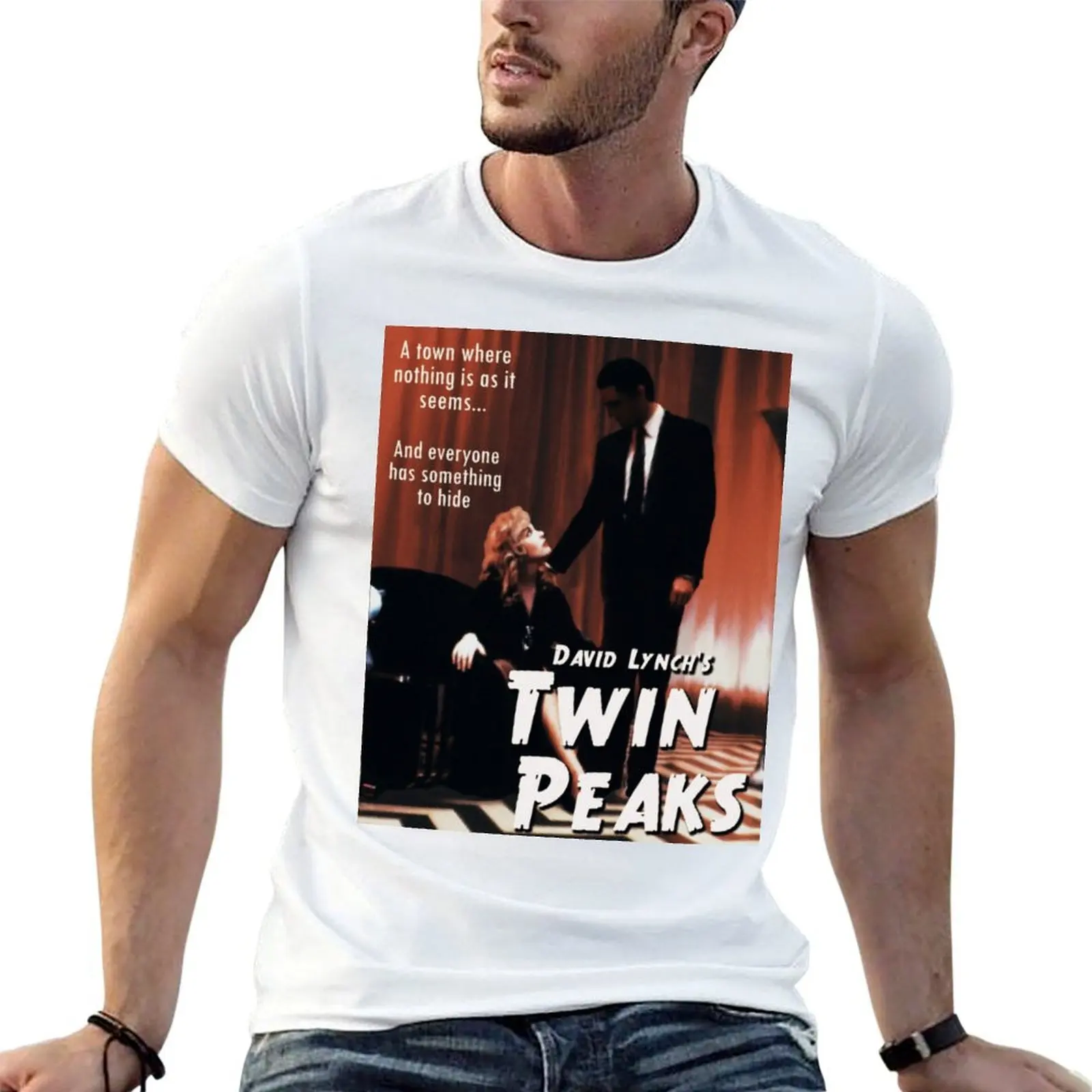 Twin Peaks Pulp Detective Novel Cover T-Shirt t shirts for man graphic tees printed t shirts for man t shirt man casual T-Shirt
Twin Peaks Pulp Detective Novel Cover T-Shirt t shirts for man graphic tees printed t shirts for man t shirt man casual T-Shirt