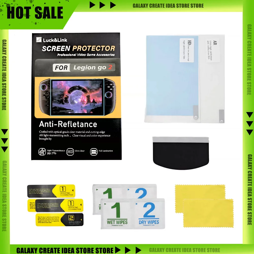 Luck Link AR Screen Protector For Legion Go/Go 2 Anti-Reflectance AR Protective Film High Definition/Enhance Screen Transparency
Luck Link AR Screen Protector For Legion Go/Go 2 Anti-Reflectance AR Protective Film High Definition/Enhance Screen Transparency