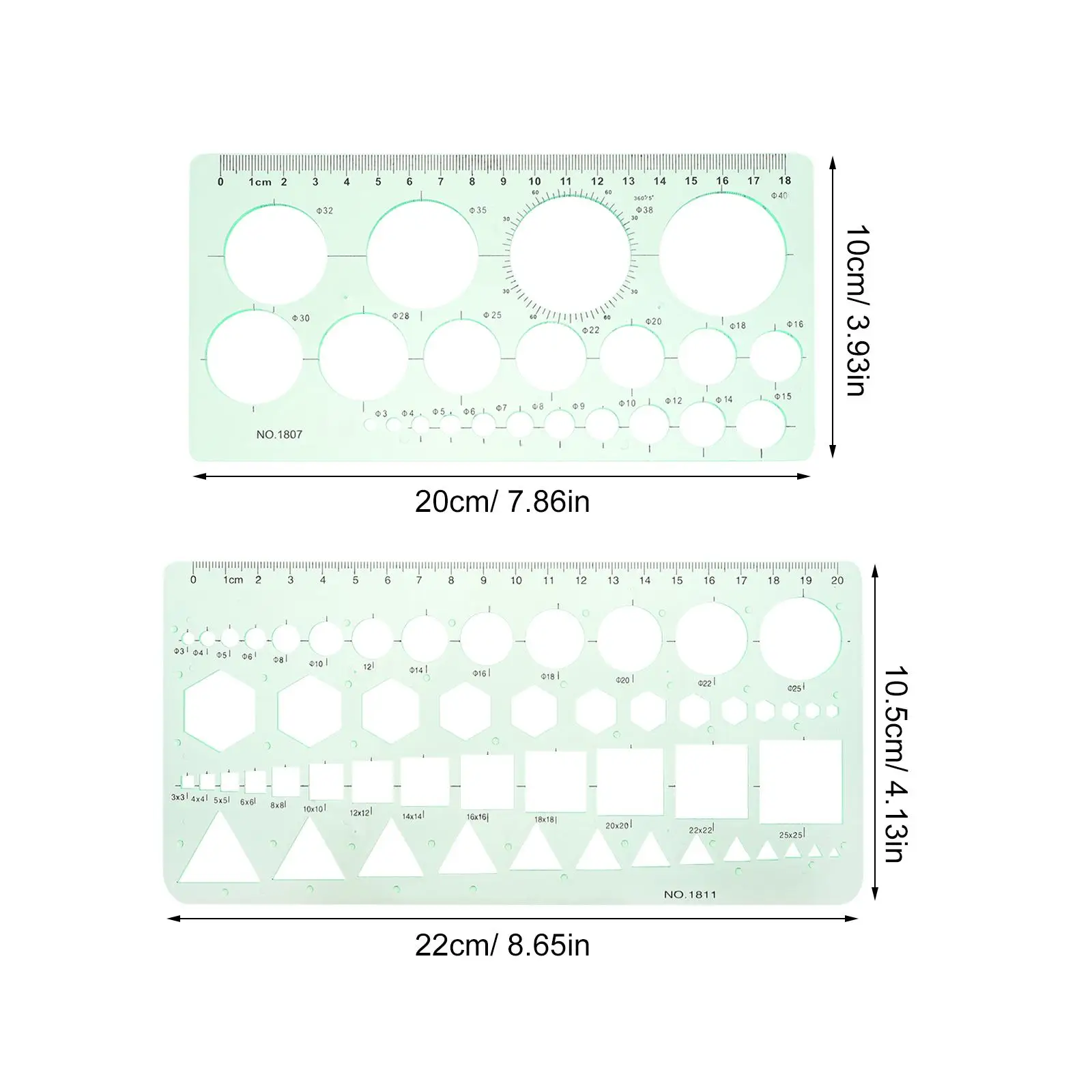 2 Pcs Transparent Drawing Template Shape Circle Stencil Drafting Ruler Stencils The
2 Pcs Transparent Drawing Template Shape Circle Stencil Drafting Ruler Stencils The