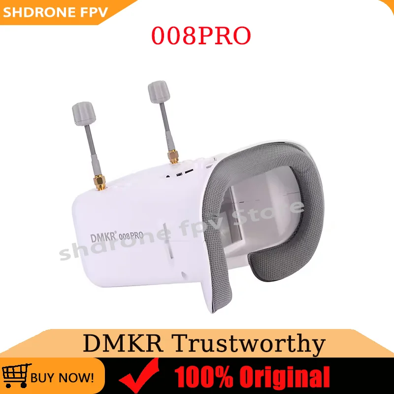 Hot Selling DMKR 008PRO White FPV Goggle 4.3Inch with 5.8G 40ch Receiver 480*320px HD LCD Screen for Drone Micro BWhoop
Hot Selling DMKR 008PRO White FPV Goggle 4.3Inch with 5.8G 40ch Receiver 480*320px HD LCD Screen for Drone Micro BWhoop