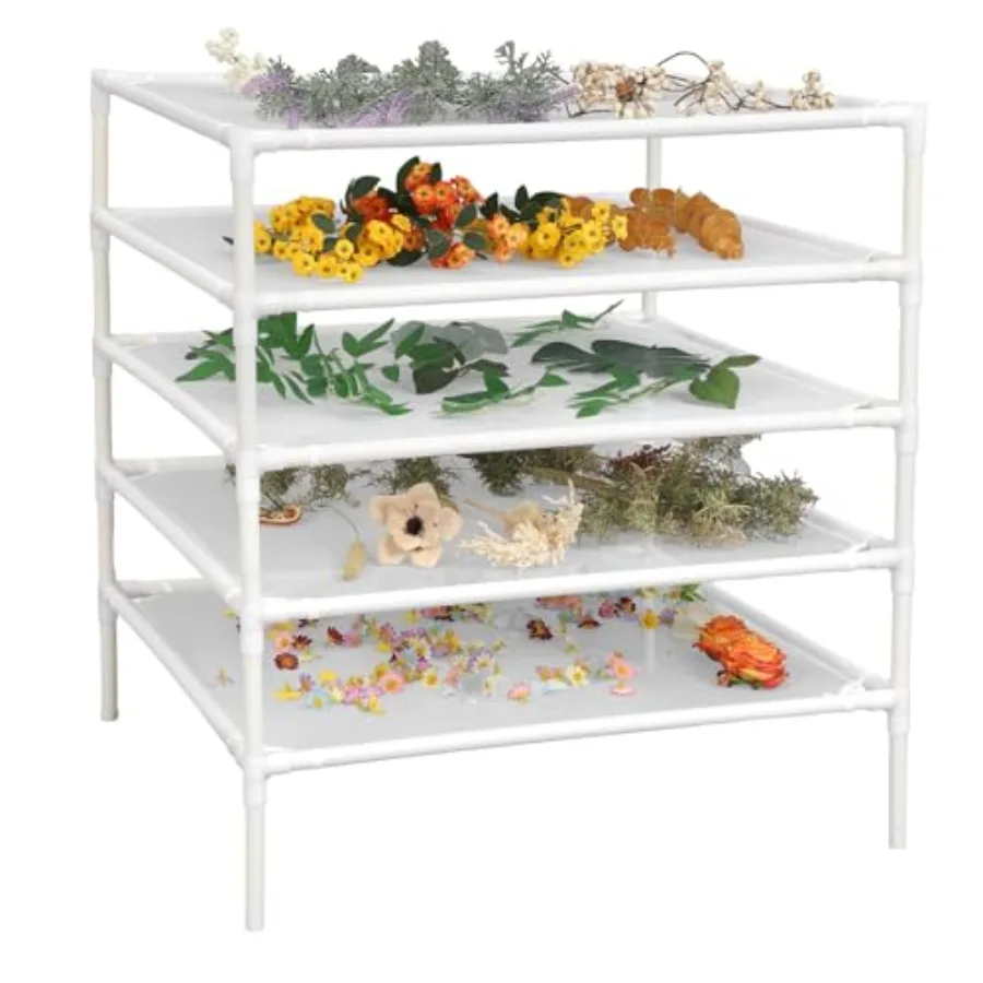 5 Layer Herb Drying Rack Drying Net Dryer Stand 23.6 x 23.6 Inch Herb Dryer Storage Rack for Fresh Herbs Flowers Tea Fruits Veg
5 Layer Herb Drying Rack Drying Net Dryer Stand 23.6 x 23.6 Inch Herb Dryer Storage Rack for Fresh Herbs Flowers Tea Fruits Veg