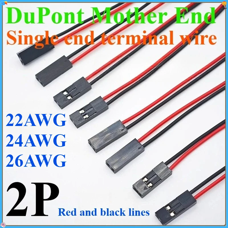 10/20pcs 2pin Dupont Cable 2P 2 Pin Female Jumper Connector Wire 2.54mm Pitch Length 10CM 20CM 30CM Single Head For 3D Printer
10/20pcs 2pin Dupont Cable 2P 2 Pin Female Jumper Connector Wire 2.54mm Pitch Length 10CM 20CM 30CM Single Head For 3D Printer