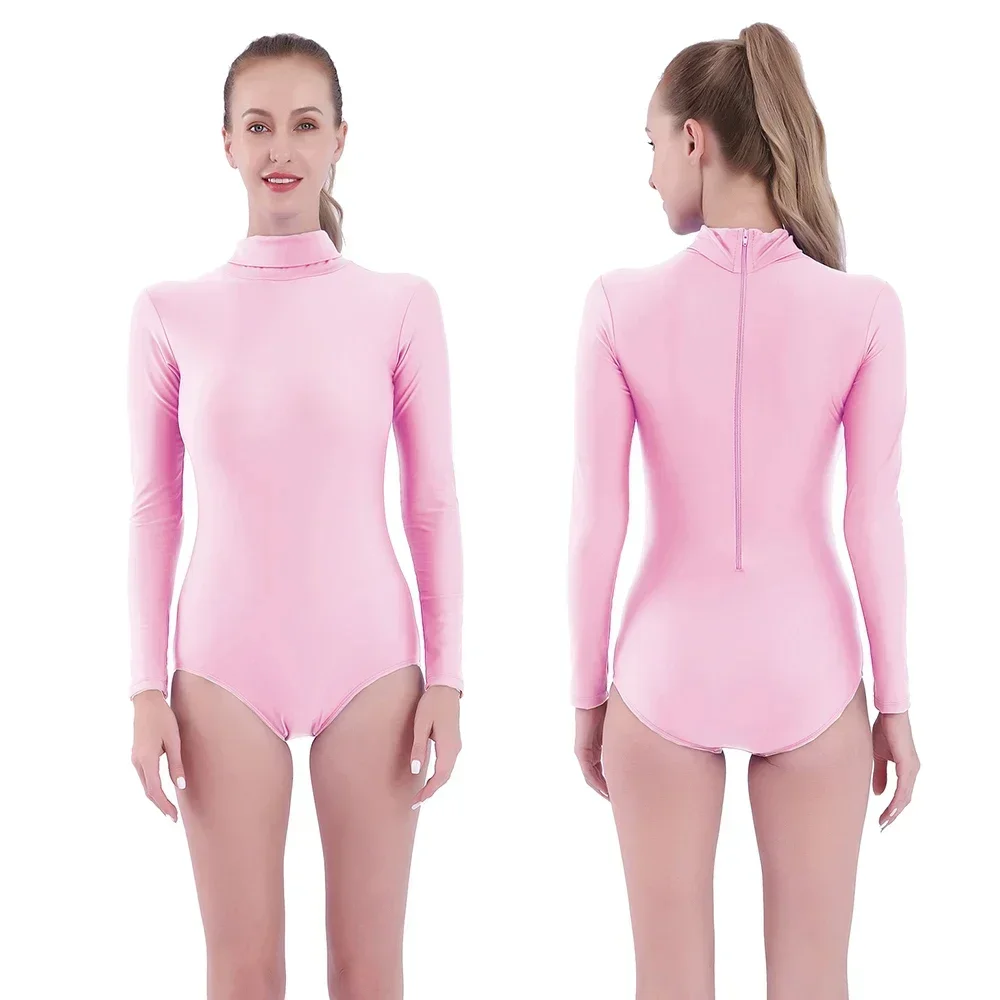 AOYLISEY Women's Black Ballet Dance Long Sleeve Leotards Turtle Neck Gymnastics Bodysuits Wookout Skin Body Suit Men Costumes
AOYLISEY Women's Black Ballet Dance Long Sleeve Leotards Turtle Neck Gymnastics Bodysuits Wookout Skin Body Suit Men Costumes