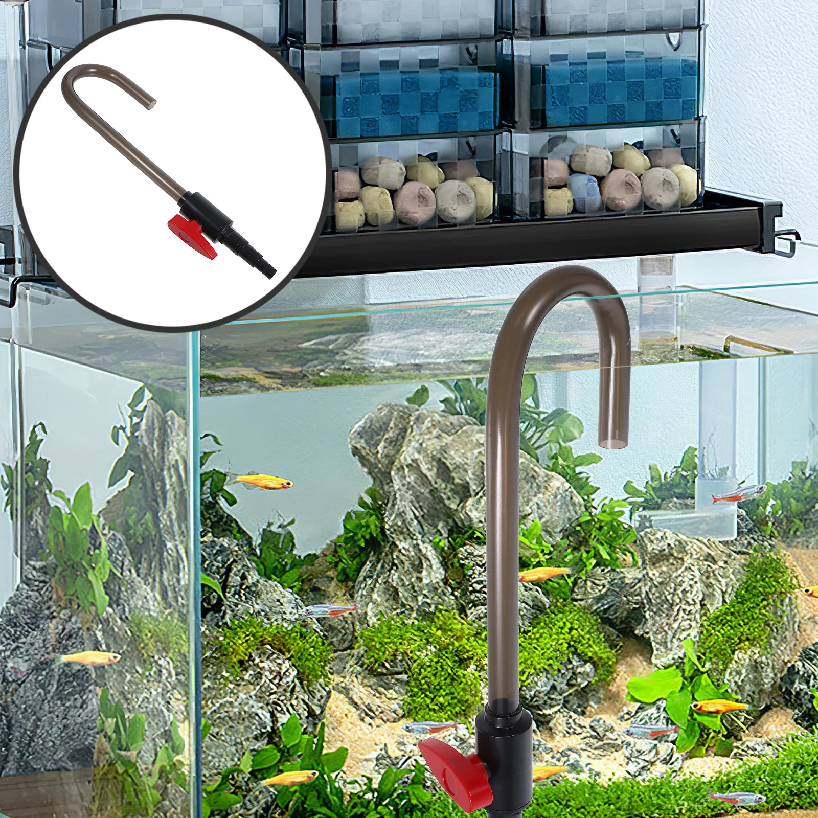 1Pcs Hanging Type Aquarium Water Changer Fish Tank Water Supply Tool Hook Design Pipe Simple Easy Operation Aquarium Supplies
1Pcs Hanging Type Aquarium Water Changer Fish Tank Water Supply Tool Hook Design Pipe Simple Easy Operation Aquarium Supplies