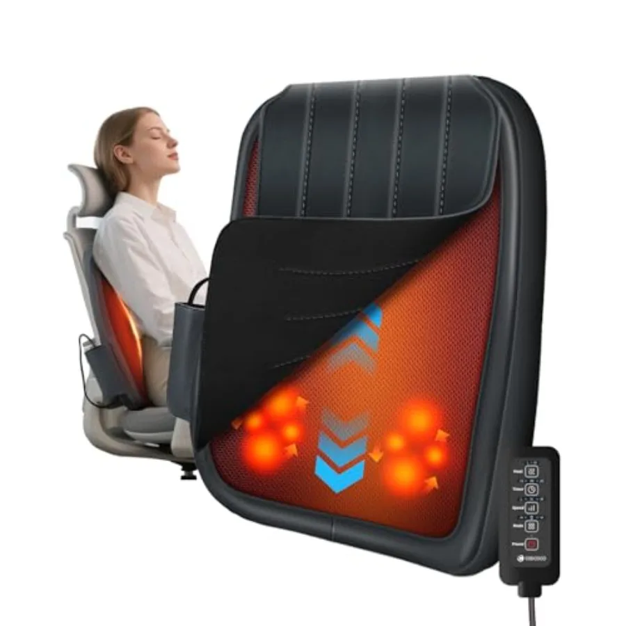 Lower Back Massager with Heat 2026 Upgraded Back Massager for Pain Relief Deep Relief 2X Larger Heating Area and Faster Heating
Lower Back Massager with Heat 2026 Upgraded Back Massager for Pain Relief Deep Relief 2X Larger Heating Area and Faster Heating