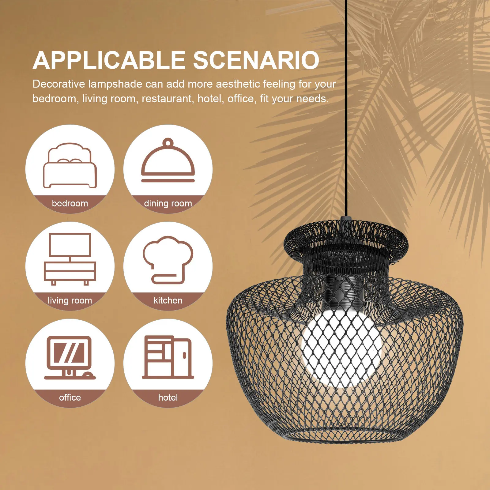Black Wire Metal Lampshade Wall Light Cover Hanging Iron Shades Vintage Classic Durable Replacement Pendant Lampshades Ceiling
Black Wire Metal Lampshade Wall Light Cover Hanging Iron Shades Vintage Classic Durable Replacement Pendant Lampshades Ceiling