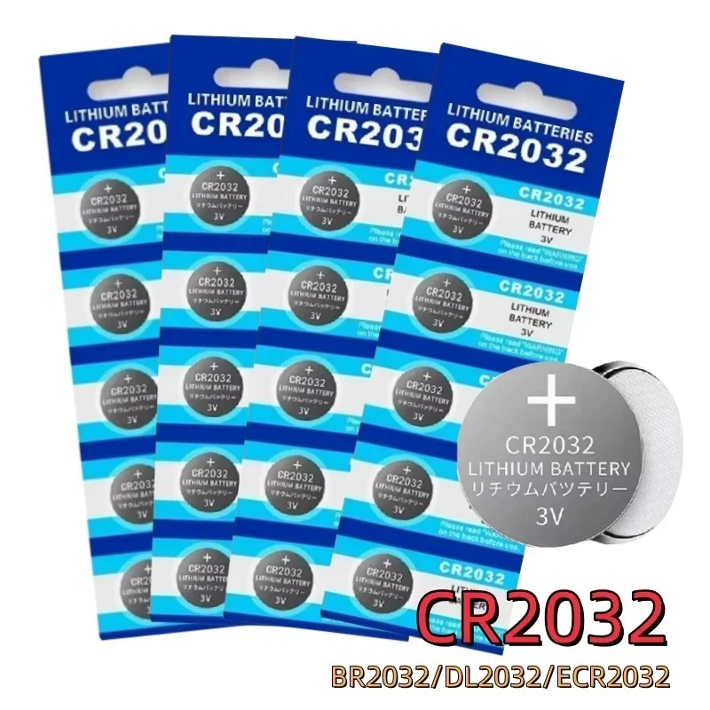 New2-60PCS CR2032 CR 2032 Button Battery 3V Lithium Battery For Watch Toy Calculator Car Remote Control Button Coin Cell
New2-60PCS CR2032 CR 2032 Button Battery 3V Lithium Battery For Watch Toy Calculator Car Remote Control Button Coin Cell