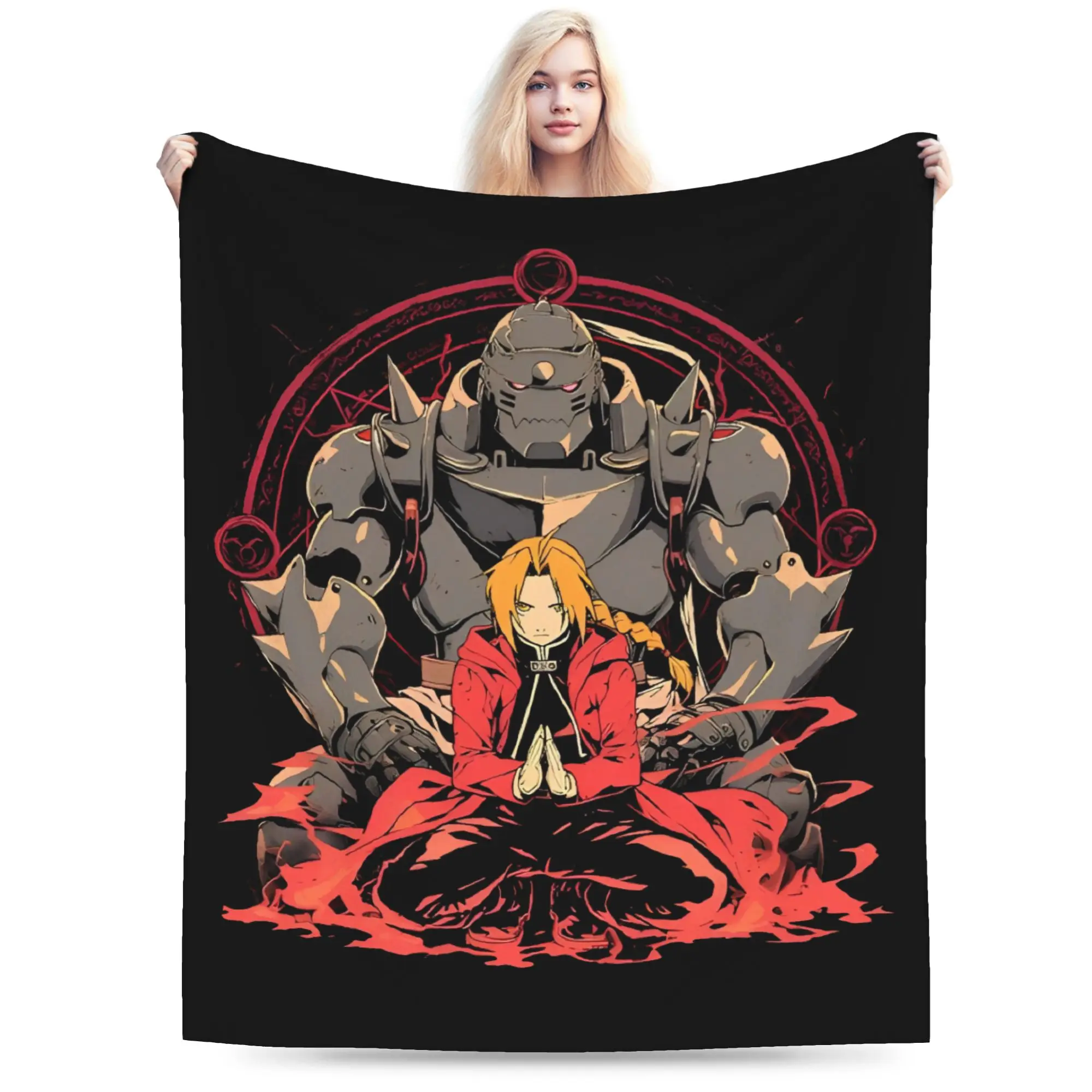 Fullmetal Alchemist Anime Edward Blanket Coral Fleece Plush Spring Autumn Lightweight Throw Blankets for Bed Office Bedspread
Fullmetal Alchemist Anime Edward Blanket Coral Fleece Plush Spring Autumn Lightweight Throw Blankets for Bed Office Bedspread