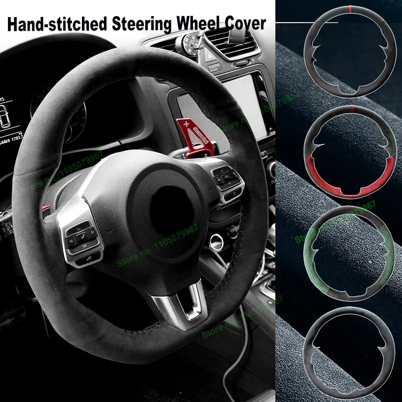 Hand-Stitch Non-slip Alcantara Leather Car Steering Wheel Cover Wrap for Volkswagen Golf6 Polo GTI MK6 Scirocco R Passat CC
Hand-Stitch Non-slip Alcantara Leather Car Steering Wheel Cover Wrap for Volkswagen Golf6 Polo GTI MK6 Scirocco R Passat CC