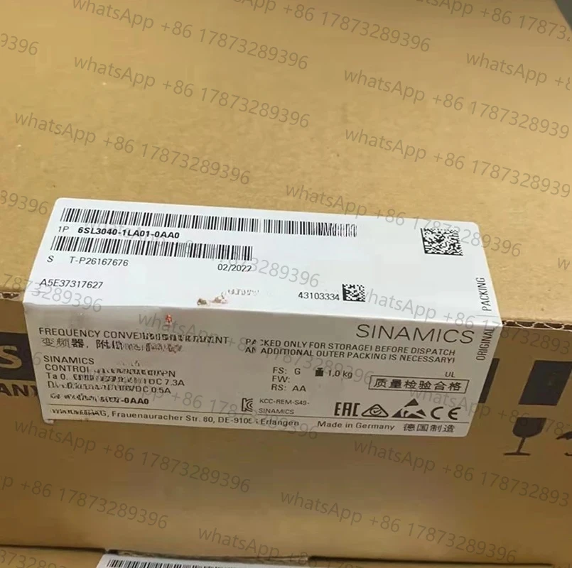 Совершенно новый оригинальный модуль блока управления 6SL3040-1LA01-0AA0, быстрая доставка
Совершенно новый оригинальный модуль блока управления 6SL3040-1LA01-0AA0, быстрая доставка