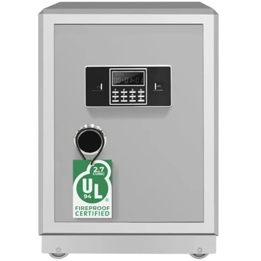 Home Safe Heatproof Up to 1700°F - 2.7 Cu. Ft Interior Capacity with Smart Lock System, Master Key - Wall-Mounted Steel Fire Pr
Home Safe Heatproof Up to 1700°F - 2.7 Cu. Ft Interior Capacity with Smart Lock System, Master Key - Wall-Mounted Steel Fire Pr
