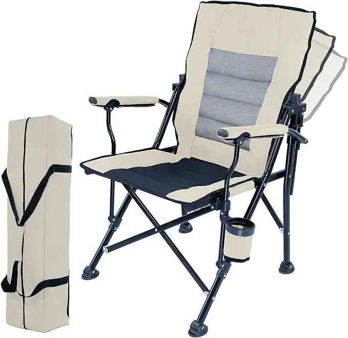 Custom Adjustable Backrest Portable Metal Luxury Arm Outdoor Recliner Fishing Folding Camping Garden Beach Chairs APC072
Custom Adjustable Backrest Portable Metal Luxury Arm Outdoor Recliner Fishing Folding Camping Garden Beach Chairs APC072