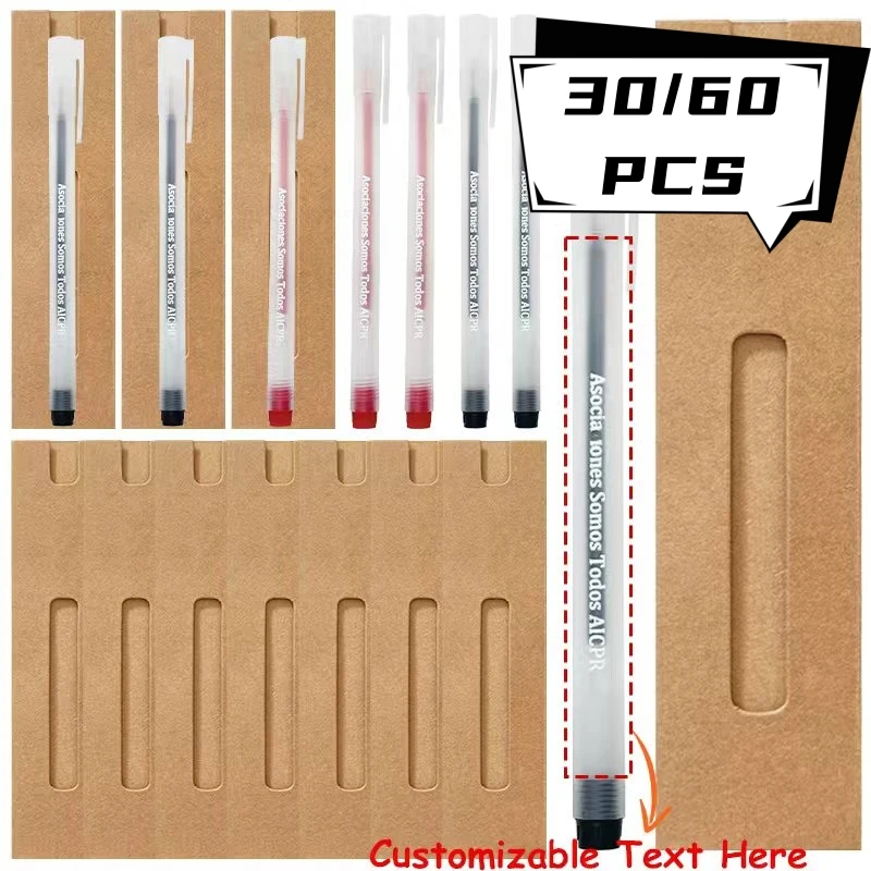 30/60Sets Customizable High-Capacity Gel Pens with Paper Case Logo Printed Graduation Thanksgiving Corporate Events Supplies
30/60Sets Customizable High-Capacity Gel Pens with Paper Case Logo Printed Graduation Thanksgiving Corporate Events Supplies