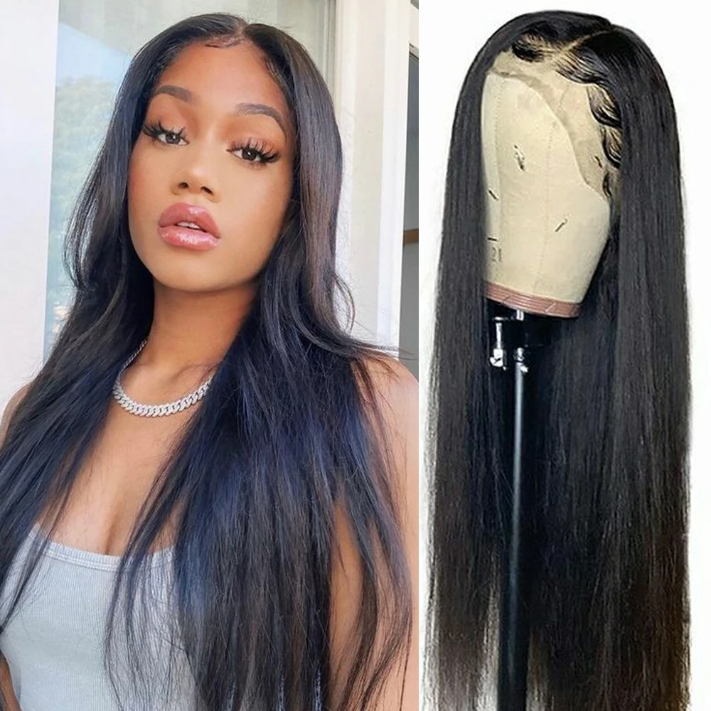 Straight Lace Front Wig Human Hair Transparent 13x4 Lace Frontal 4x4 Lace Closure Wigs For Women Remy Human Hair Pre Plucked
Straight Lace Front Wig Human Hair Transparent 13x4 Lace Frontal 4x4 Lace Closure Wigs For Women Remy Human Hair Pre Plucked