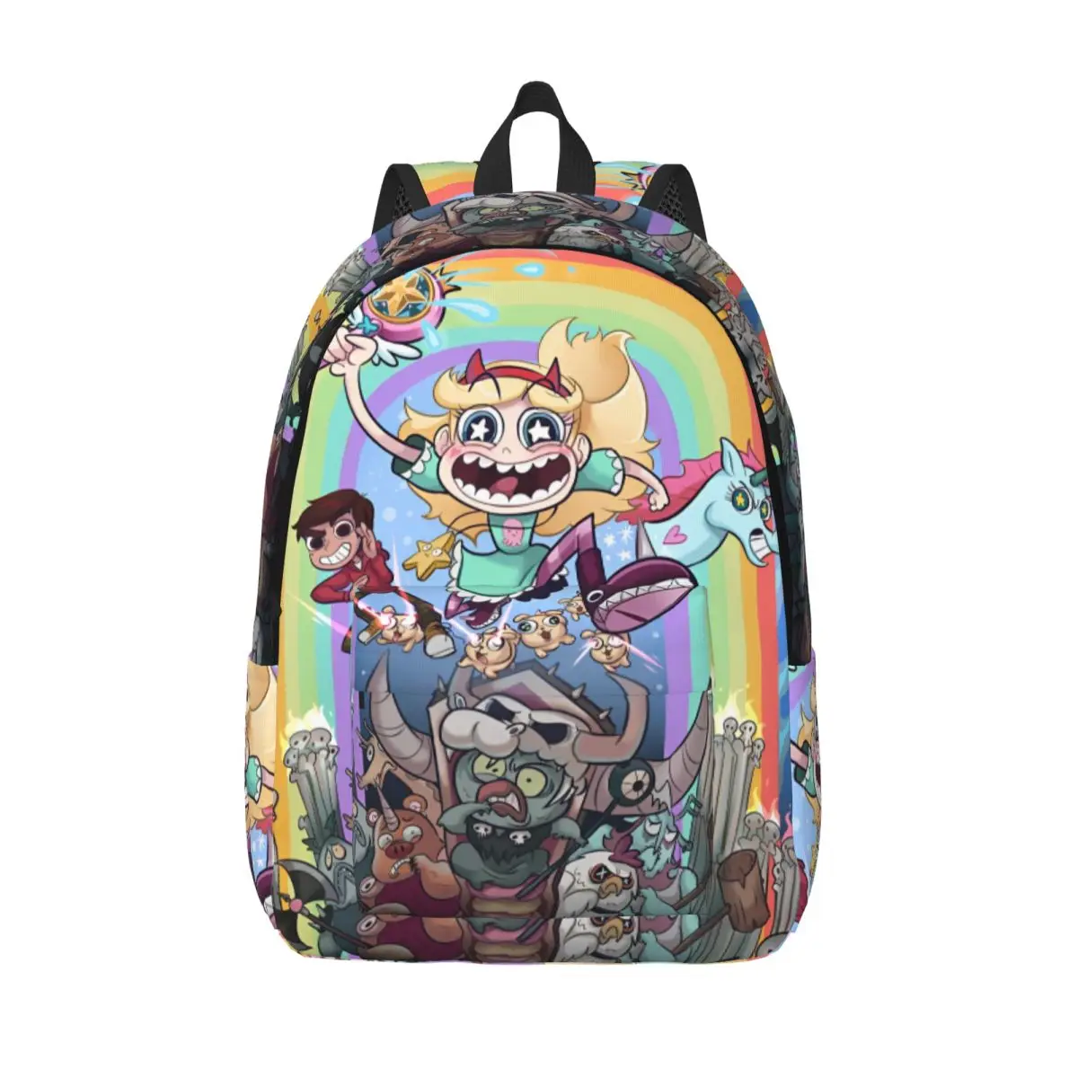 Star Vs. The Forces Of Evil Backpack Men Women Casual Student Hiking Travel Daypack Cartoon Cute College Canvas Bags with Pocket 
Star Vs. The Forces Of Evil Backpack Men Women Casual Student Hiking Travel Daypack Cartoon Cute College Canvas Bags with Pocket