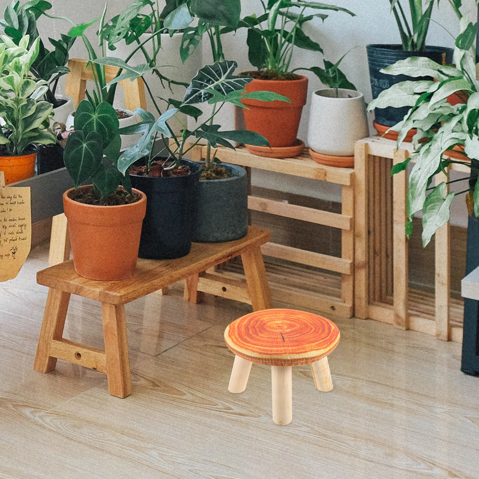 Cute Solid Wood Cartoon Round for Kids Toddler Step Stool Small Footstool Reusable Multi Purpose Classroom Use for Children
Cute Solid Wood Cartoon Round for Kids Toddler Step Stool Small Footstool Reusable Multi Purpose Classroom Use for Children