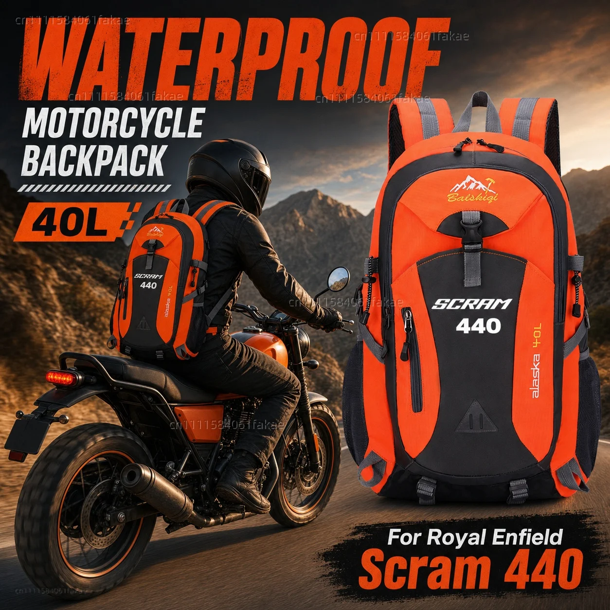 For Royal Enfield Scram 440 2024 2025 Motorcycle Backpack 40L Waterproof Travel Backpack Outdoor Hiking Camping Daypack
For Royal Enfield Scram 440 2024 2025 Motorcycle Backpack 40L Waterproof Travel Backpack Outdoor Hiking Camping Daypack