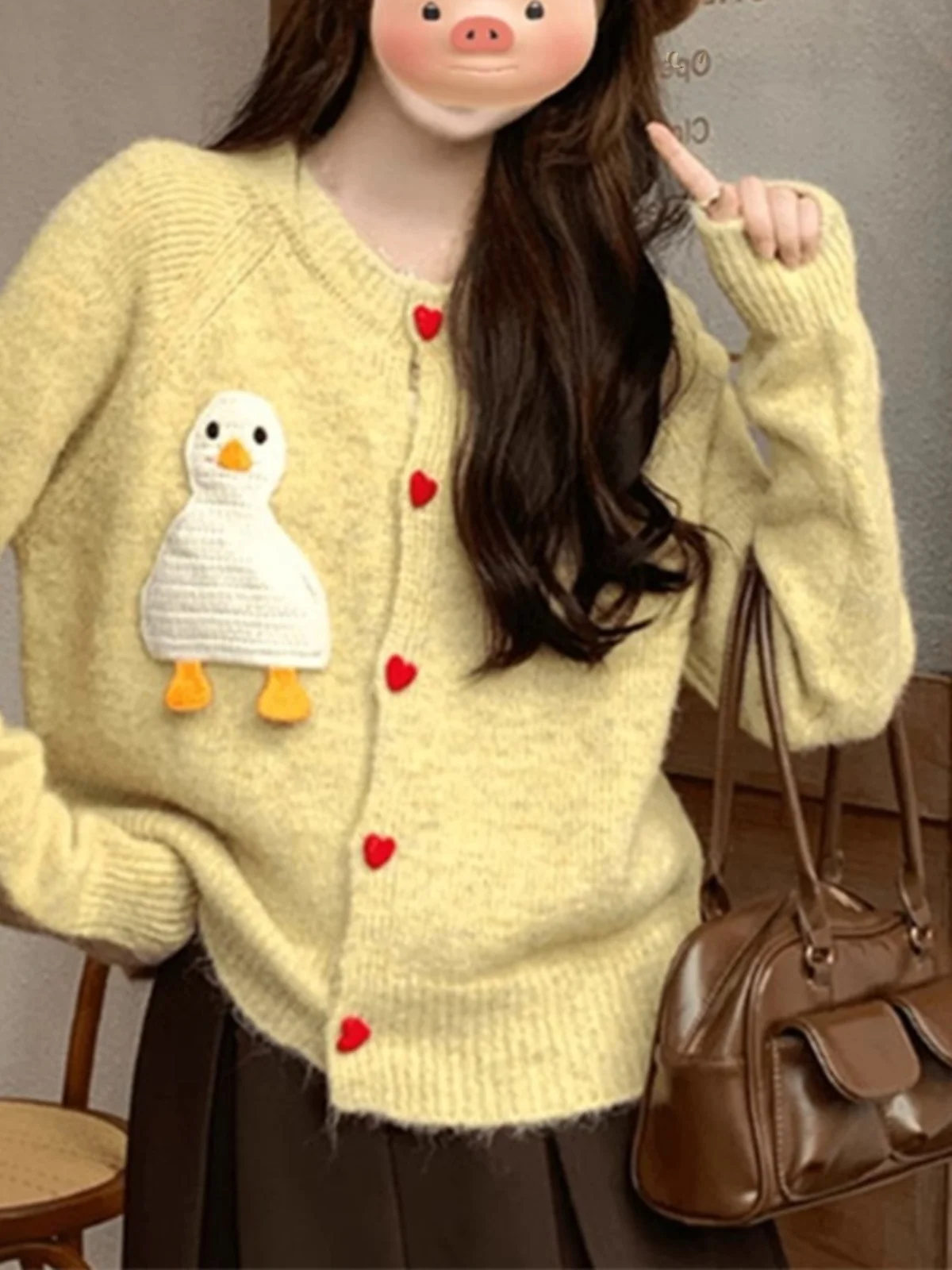 Милый милый мультяшный круглый вязаный открытый кардиган с вышивкой, женский весенне-осенний корейский мягкий свободный универсальный верхняя одежда
Милый милый мультяшный круглый вязаный открытый кардиган с вышивкой, женский весенне-осенний корейский мягкий свободный универсальный верхняя одежда