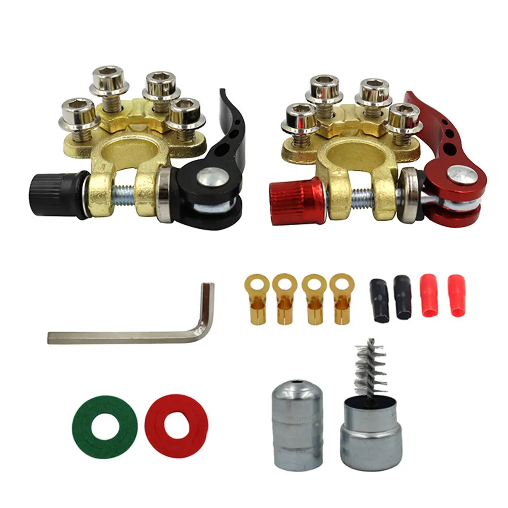 1 set 1 Set Brass Thickened Battery Terminal Clamp For Car Truck Auto Vehicle Quick Release Connector Conductivity Outstandin
1 set 1 Set Brass Thickened Battery Terminal Clamp For Car Truck Auto Vehicle Quick Release Connector Conductivity Outstandin