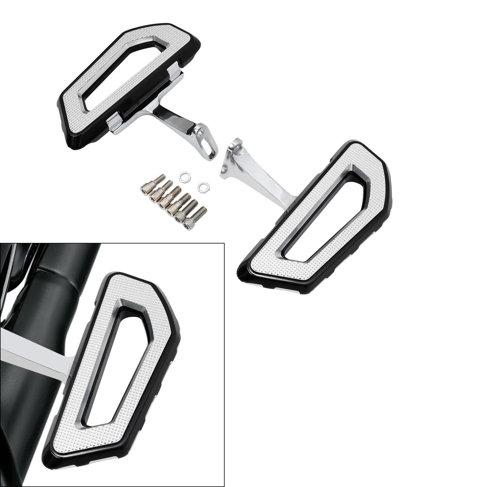 Rear Passenger Footboard With Bracket For Harley Touring Street Electra Glide Road King 1993-2022 Motorcycle
Rear Passenger Footboard With Bracket For Harley Touring Street Electra Glide Road King 1993-2022 Motorcycle
