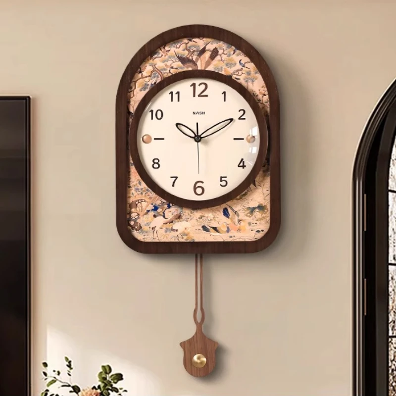Wood Swinging Decoration Wall Clock Living Room Creativity Cottage Clock Mural Watch Restaurant Hanging Painting Wall Watch
Wood Swinging Decoration Wall Clock Living Room Creativity Cottage Clock Mural Watch Restaurant Hanging Painting Wall Watch