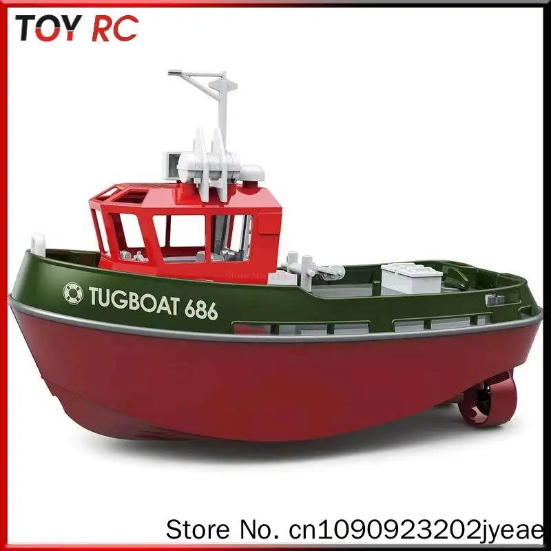 686 Rc Boat 2.4g 1/72 Powerful Dual Motor Long Range Wireless Electric Remote Control Tugboat Model Toys For Boys Gift
686 Rc Boat 2.4g 1/72 Powerful Dual Motor Long Range Wireless Electric Remote Control Tugboat Model Toys For Boys Gift