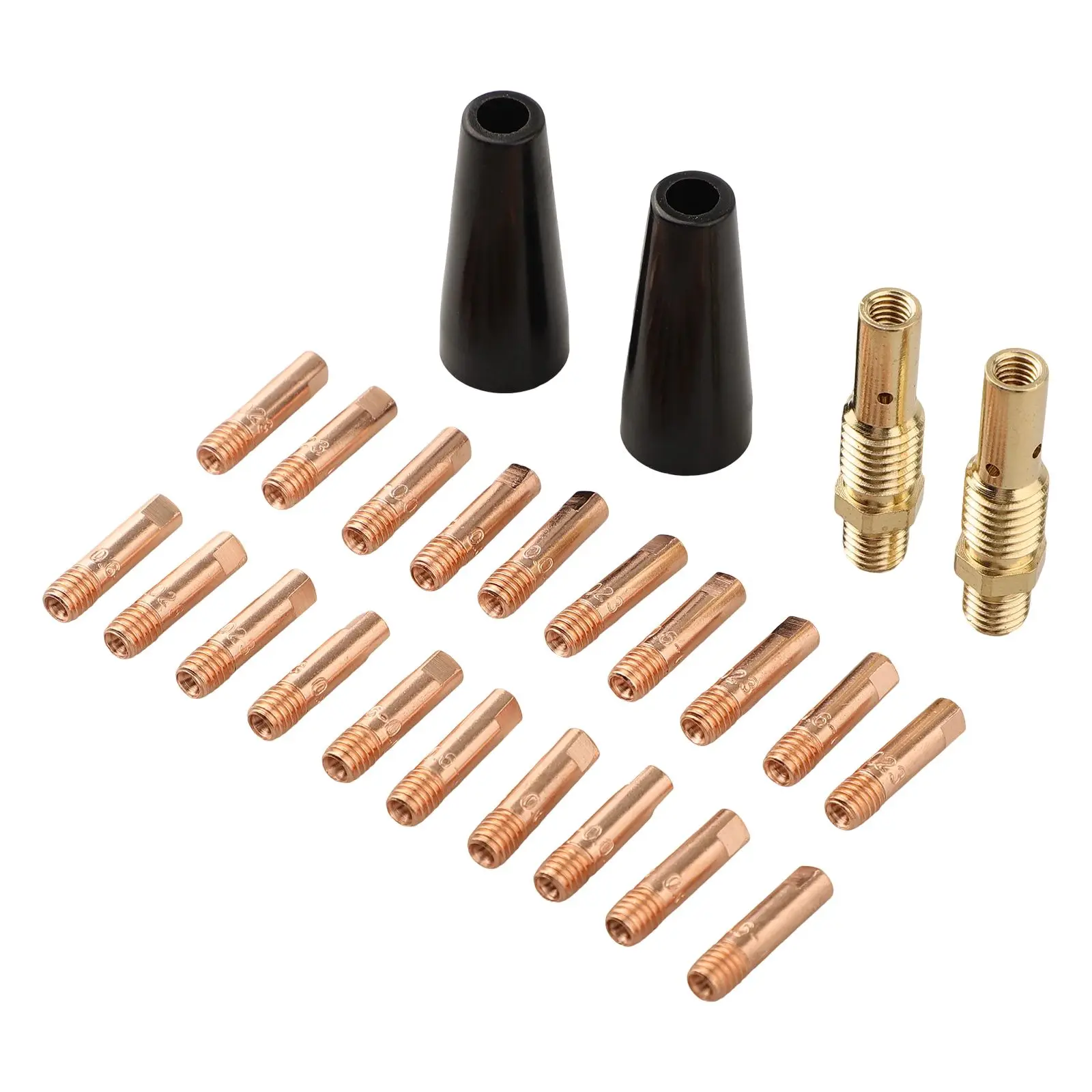 24pcs Nozzle Set Flux Core Nozzle Kit Repair Work Welding Projects High Temperature Resistance Lightweight Construction
24pcs Nozzle Set Flux Core Nozzle Kit Repair Work Welding Projects High Temperature Resistance Lightweight Construction