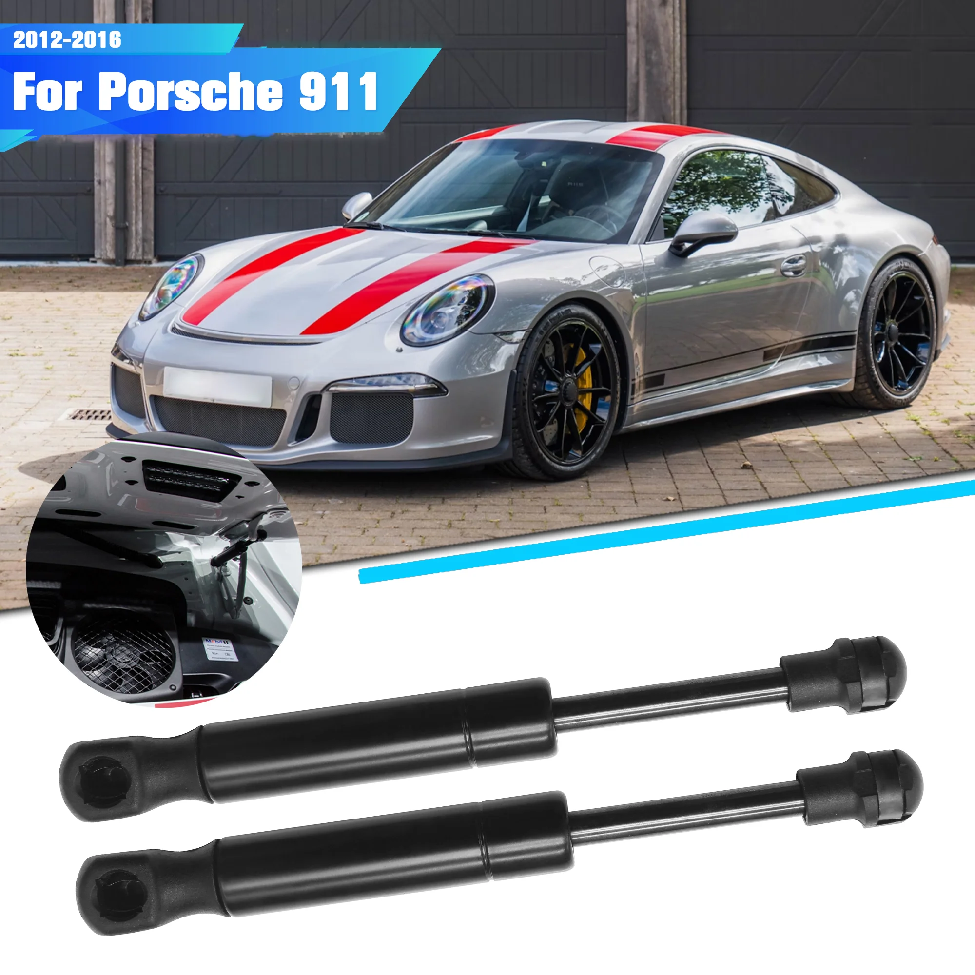 2Pcs Car New tailgate Lift Support Struts Gas Spring Damper For Porsche 911 2012-2016 Car accessories
2Pcs Car New tailgate Lift Support Struts Gas Spring Damper For Porsche 911 2012-2016 Car accessories