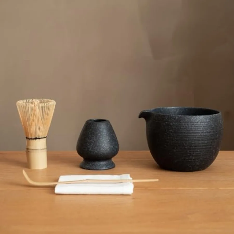 6-pcs Japanese Matcha Whisk SetMatcha Set Includes 20oz Ceramic Matcha Bowl Chawan Bamboo Whiskand Holder Tea Scoop Sifter and
6-pcs Japanese Matcha Whisk SetMatcha Set Includes 20oz Ceramic Matcha Bowl Chawan Bamboo Whiskand Holder Tea Scoop Sifter and
