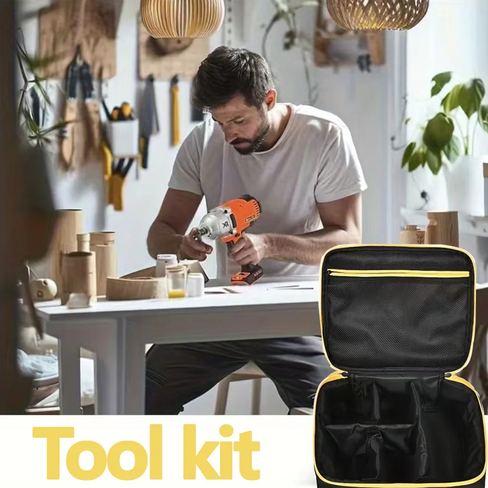 Сумка для инструментов большой емкости, водонепроницаемая и амортизирующая сумка, сумка для инструментов электрооборудования, портативная сумка для хранения
Сумка для инструментов большой емкости, водонепроницаемая и амортизирующая сумка, сумка для инструментов электрооборудования, портативная сумка для хранения