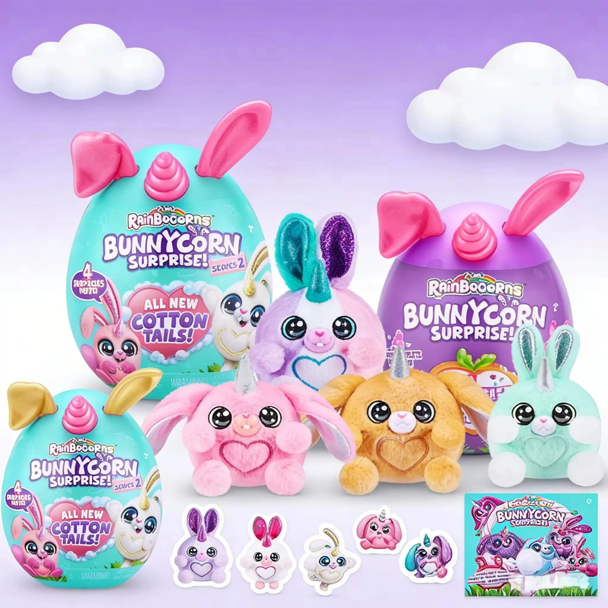 Zuru Rainbocorns Unicorn Surprise Magic Egg Pink Purple Blue Cute Rabbit Family Series Blind Box Doll Gift For Girl Boy In Stock
Zuru Rainbocorns Unicorn Surprise Magic Egg Pink Purple Blue Cute Rabbit Family Series Blind Box Doll Gift For Girl Boy In Stock