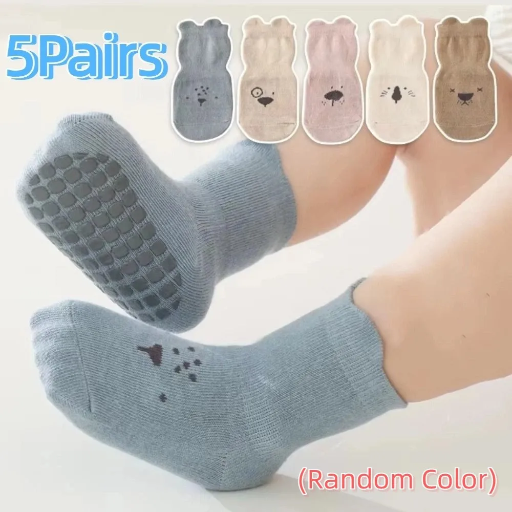 5Pairs Trampoline Socks Non-slip Baby Floor Socks Breathable Cute Toddle Step Socks Kawaii Fashion Kids Cartoon Socks Indoor Use
5Pairs Trampoline Socks Non-slip Baby Floor Socks Breathable Cute Toddle Step Socks Kawaii Fashion Kids Cartoon Socks Indoor Use