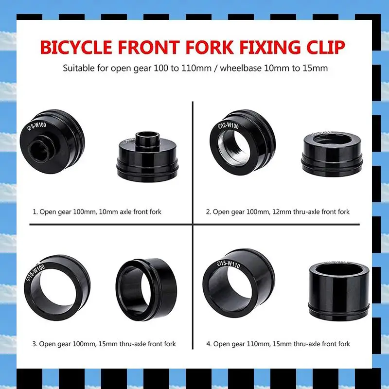 ABME 2X Versatile Front Fork Mount Block,Quick Release Thru Axle Road Bicycle Bracket Adapters For Truck/Trailer/Bikes Racks
ABME 2X Versatile Front Fork Mount Block,Quick Release Thru Axle Road Bicycle Bracket Adapters For Truck/Trailer/Bikes Racks