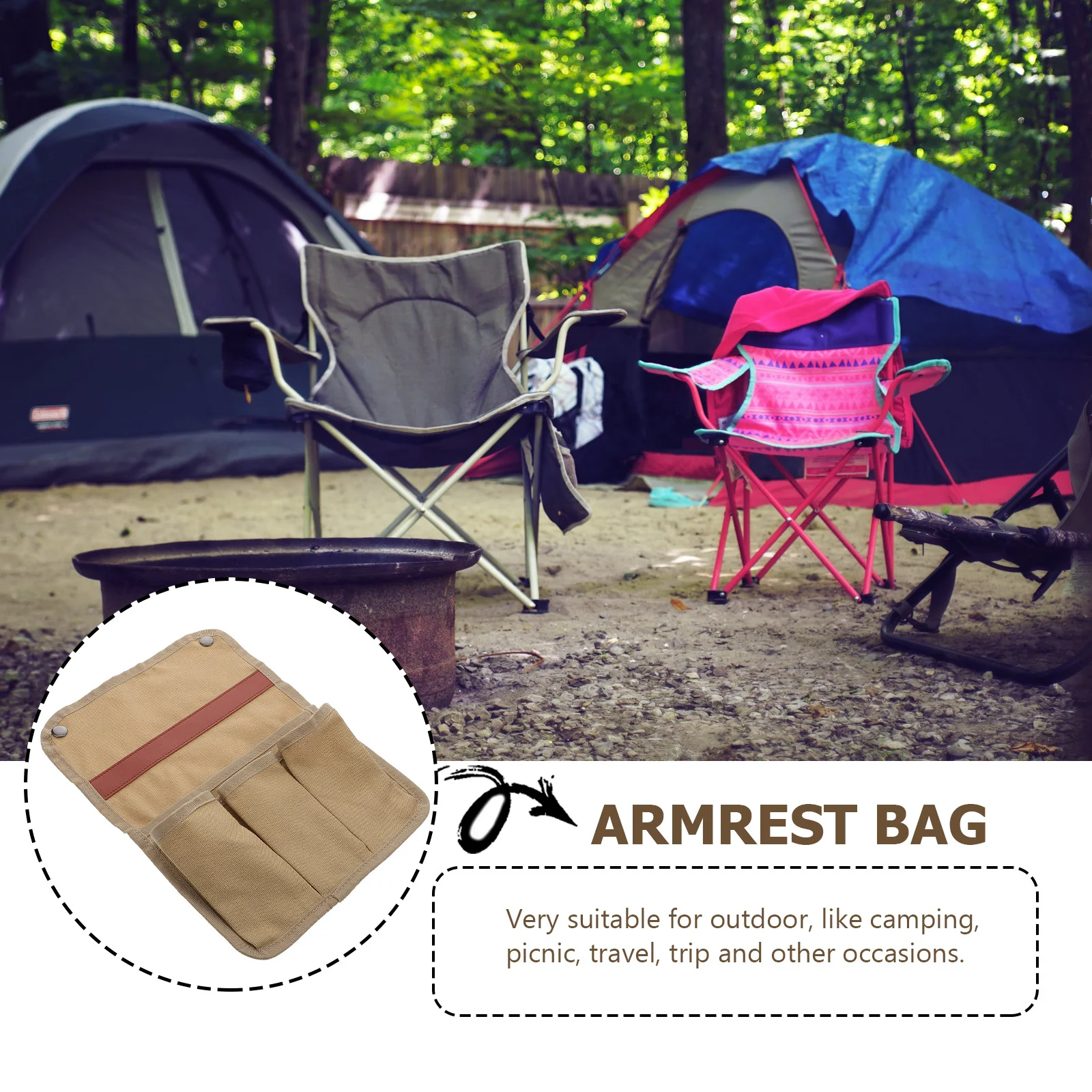 Outdoor Storage Sturdy Cotton Hanging Armrest Pouch For Multi-Function Armrest Pouch Camping Picnic Travel Portable Chair
Outdoor Storage Sturdy Cotton Hanging Armrest Pouch For Multi-Function Armrest Pouch Camping Picnic Travel Portable Chair