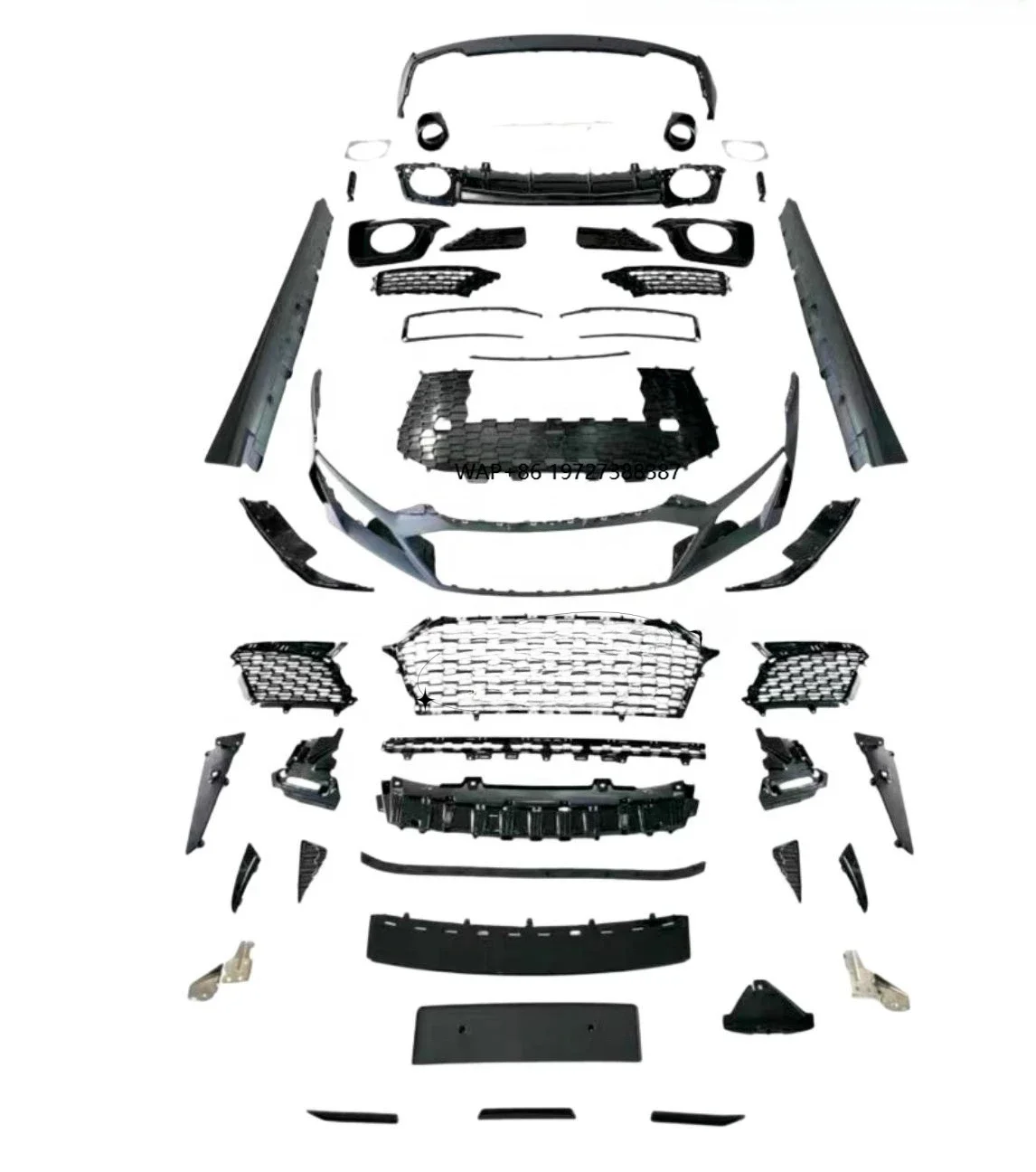 R8 2016-2021 Plastic front and rear bumper grille full body kit
R8 2016-2021 Plastic front and rear bumper grille full body kit