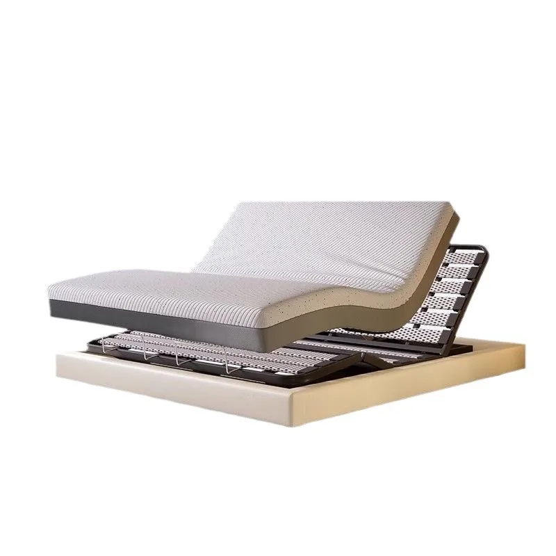 Multifunctional leather bed, electric intelligent light luxury leather modern suspended double bed
Multifunctional leather bed, electric intelligent light luxury leather modern suspended double bed