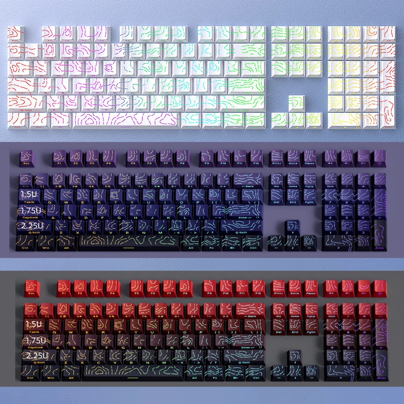 Black Marble Pbt Altitude 4.0 Side-Engraved Keycaps Original Height Dual-Color Full Set Crack Design Accessories 97/130 Keys
Black Marble Pbt Altitude 4.0 Side-Engraved Keycaps Original Height Dual-Color Full Set Crack Design Accessories 97/130 Keys