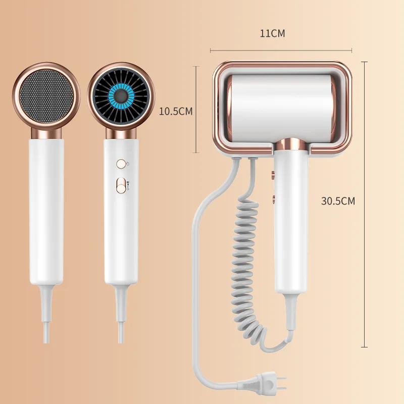 HOMEFISH Hotel-exclusive hairdryer, wall-mounted high-power electric blow dryer, no-drill bathroom flashlight
HOMEFISH Hotel-exclusive hairdryer, wall-mounted high-power electric blow dryer, no-drill bathroom flashlight