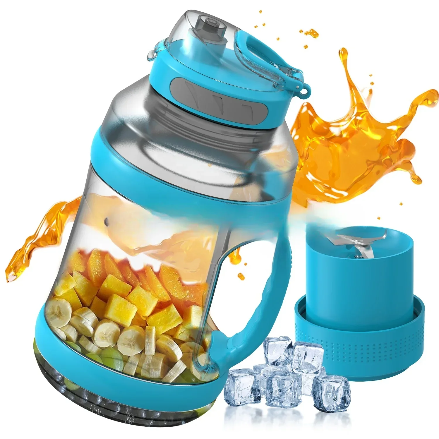 Design 2000ml Large Capacity Electric Rechargeable Portable Juice Blender Protein Mixer Grinder Creativity
Design 2000ml Large Capacity Electric Rechargeable Portable Juice Blender Protein Mixer Grinder Creativity