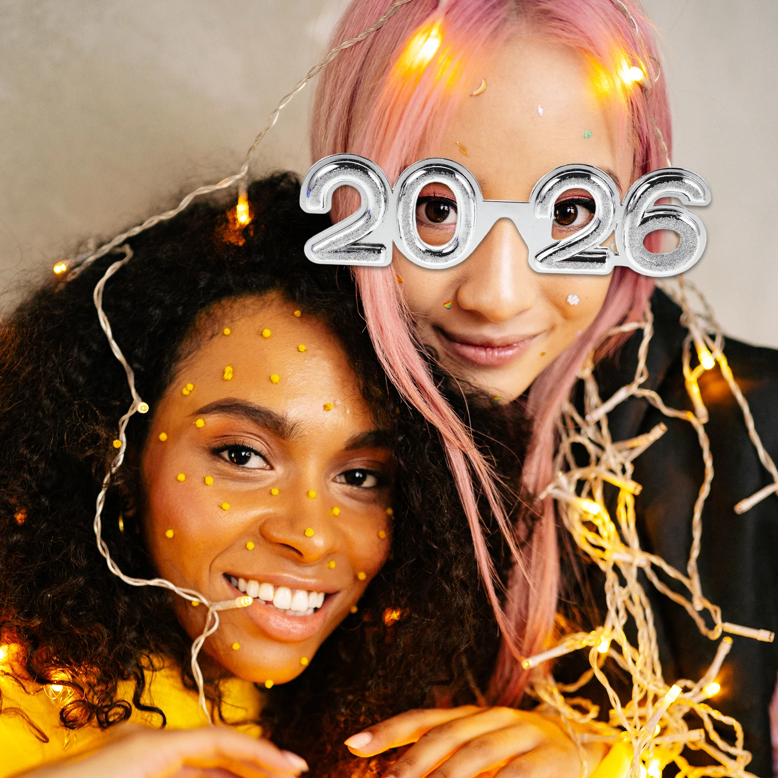 4 Pcs Glasses Holiday Decorative Happy New Yearparty Three-dimensional Glitter Eyeglasses Photo Funny Eyewear Eve
4 Pcs Glasses Holiday Decorative Happy New Yearparty Three-dimensional Glitter Eyeglasses Photo Funny Eyewear Eve
