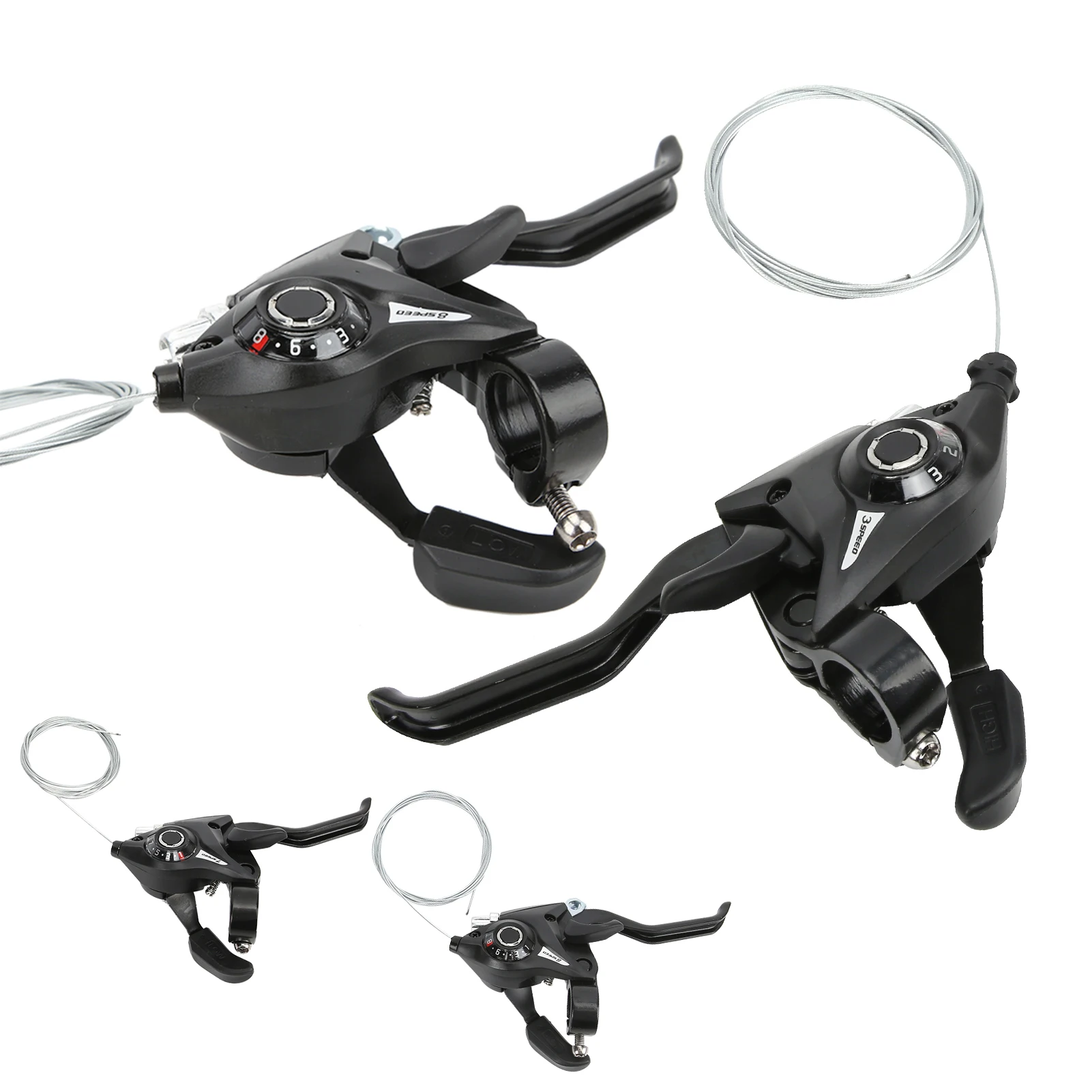 WAKE Bicycle Shifter Brake MTB Road Bike Riding Cycling Disc Brake Levers with Shift Cable
WAKE Bicycle Shifter Brake MTB Road Bike Riding Cycling Disc Brake Levers with Shift Cable
