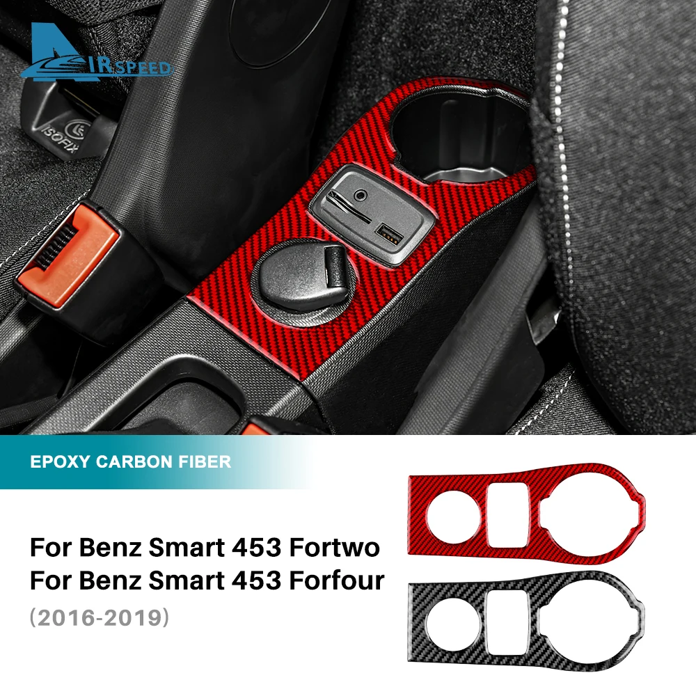 Real Soft Carbon Fiber Car USB Charging Panel Cover Trim Sticker For Mercedes Benz Smart 453 Fortwo/Forfour 2016 2017 2018 2019
Real Soft Carbon Fiber Car USB Charging Panel Cover Trim Sticker For Mercedes Benz Smart 453 Fortwo/Forfour 2016 2017 2018 2019