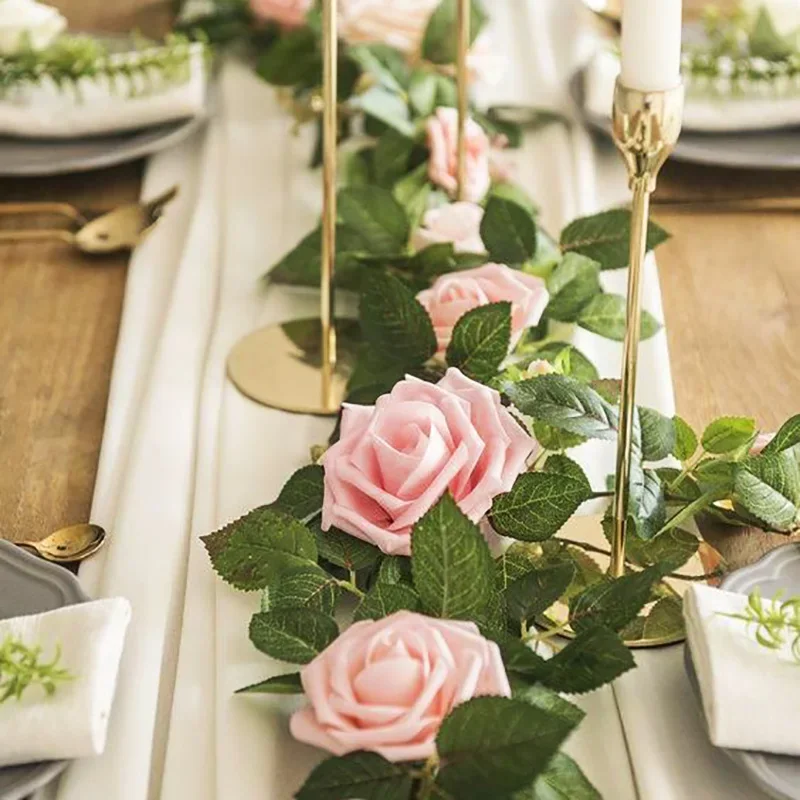 Silk Artificial Flowers Plants Garland 2.4M Fake Rose Vine for Home Garden Craft Wedding hanging rose ivy artificial rose vine
Silk Artificial Flowers Plants Garland 2.4M Fake Rose Vine for Home Garden Craft Wedding hanging rose ivy artificial rose vine