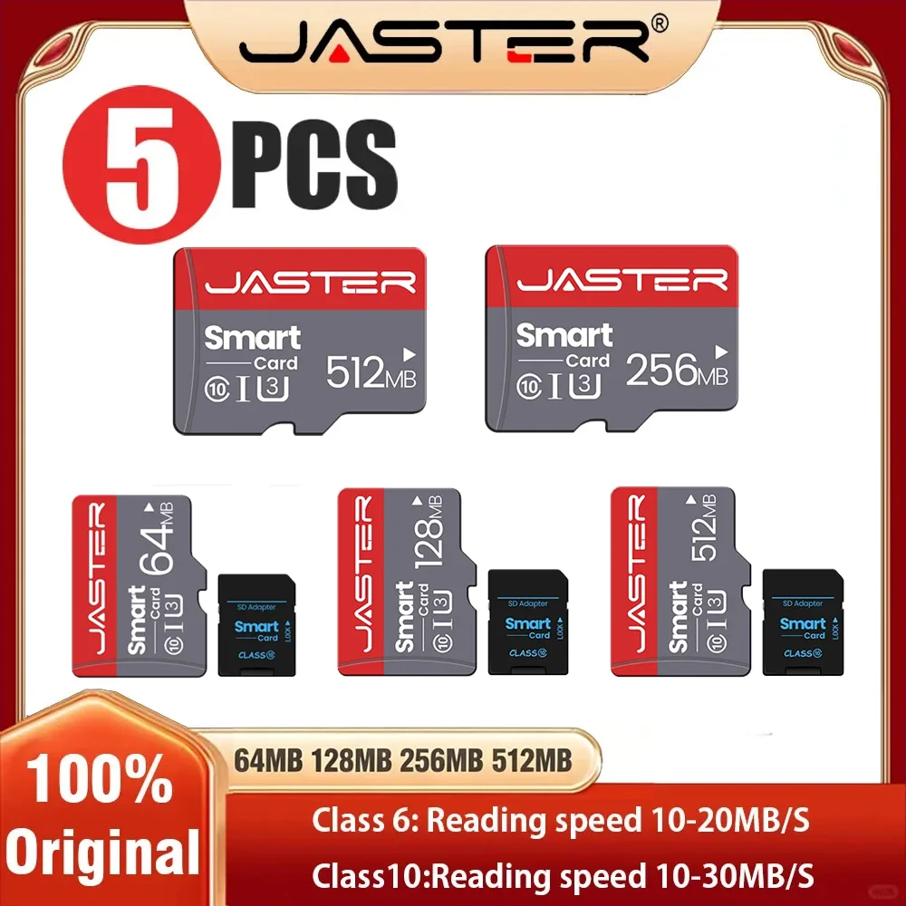TF Card 5PCS Mini Sd Card 512MB High Speed Class 256MB Business Gift Flash Memory Card 128MB Photography External Storage 64MB
TF Card 5PCS Mini Sd Card 512MB High Speed Class 256MB Business Gift Flash Memory Card 128MB Photography External Storage 64MB