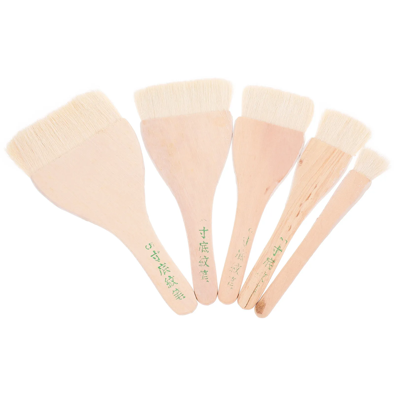 5Pcs Textured Wood Handle Wool Paint Brush for Watercolor Oil Painting Multi-Functional Art Brush with Flat Ergonomic Design
5Pcs Textured Wood Handle Wool Paint Brush for Watercolor Oil Painting Multi-Functional Art Brush with Flat Ergonomic Design