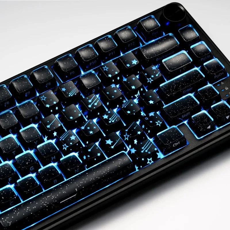 XVX Crystal Starfruit Jelly 2.0 Keycaps, thick glitter side-engraving, ev63 magnetic axis mechanical keyboard caps
XVX Crystal Starfruit Jelly 2.0 Keycaps, thick glitter side-engraving, ev63 magnetic axis mechanical keyboard caps