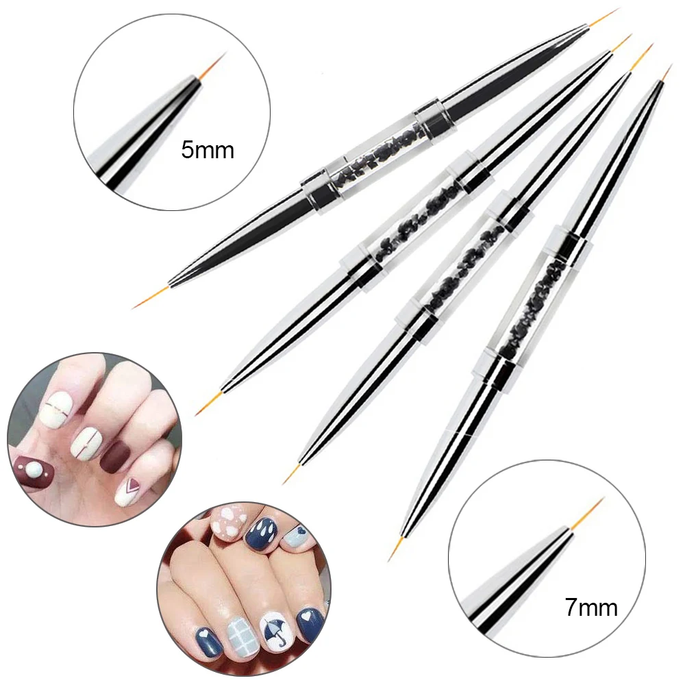 5/7/9/11mm Nail Art Liner Brush Drawing Pen Acrylic Manicure Gel Brush Decoration Nails Double Head Crystal Handle Painting Pen
5/7/9/11mm Nail Art Liner Brush Drawing Pen Acrylic Manicure Gel Brush Decoration Nails Double Head Crystal Handle Painting Pen