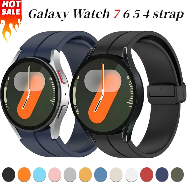 No Gaps Silicone Band For Samsung Galaxy 7 6 5 4 40mm 44mm Watch 6/4 classic 47mm 43mm 46mm 42mm/5pro 45mm Bracelet Accessories
No Gaps Silicone Band For Samsung Galaxy 7 6 5 4 40mm 44mm Watch 6/4 classic 47mm 43mm 46mm 42mm/5pro 45mm Bracelet Accessories