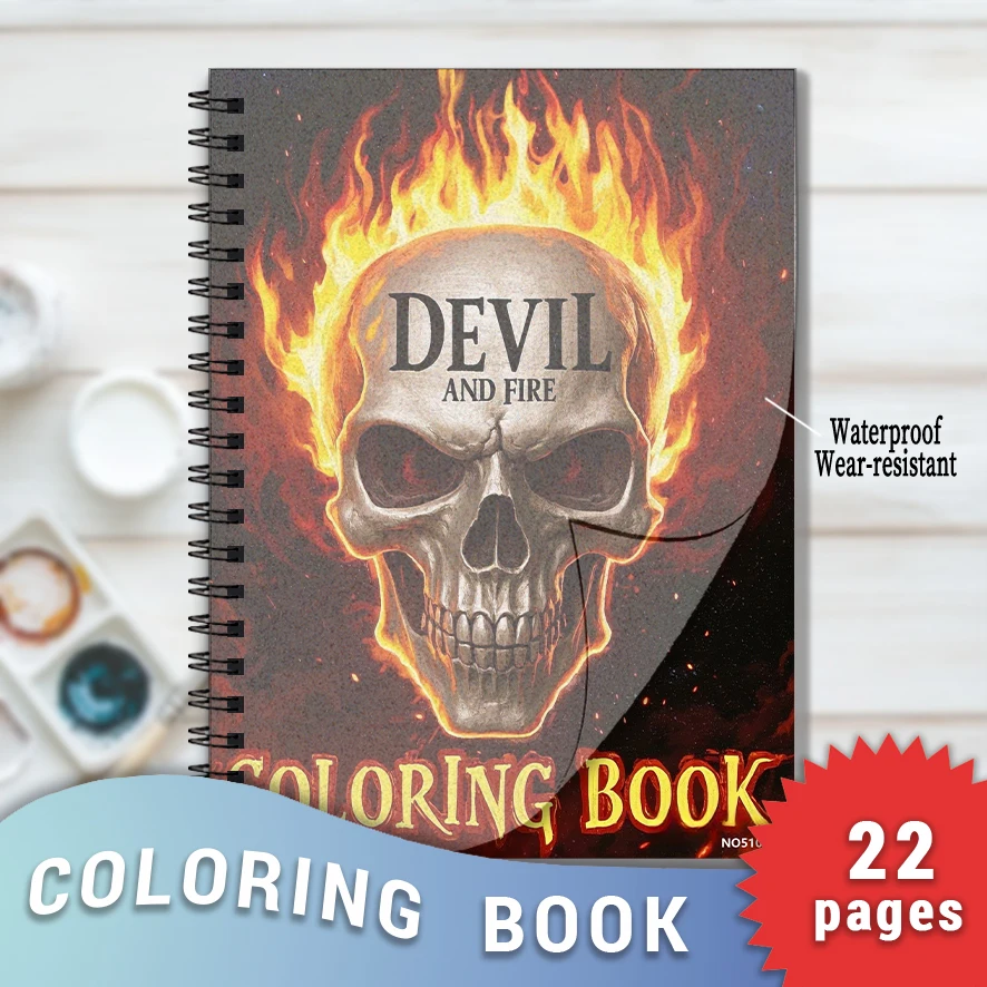 Skullture Adult Coloring Book - 8.3x 11.2 Inch 22 Page Coloring Book - Helps Reduce Stress and Ease Emotions
Skullture Adult Coloring Book - 8.3x 11.2 Inch 22 Page Coloring Book - Helps Reduce Stress and Ease Emotions
